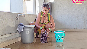 Desi Maid Was Alone,owner Saw Her Big Boobs Thenfucked Her Wet Pussy