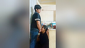 Maid Culeada In The Kitchen (almost Discovered By