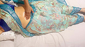 Sexy Desi Housewife – Hot Indian Oil Massage – Saree Erotica – Belly Fetish