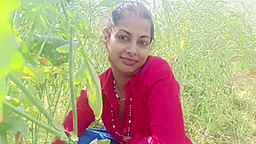 Cheating The Stepsister-in-law Working On The Farm By Luring Money In Hindi Voice