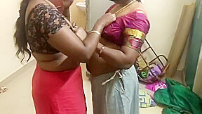 Indian Lesbian Aunty In Front Of Husband