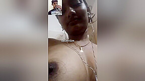 Today Exclusive- Desi Tamil Girl Showing Her Boobs On Video Call