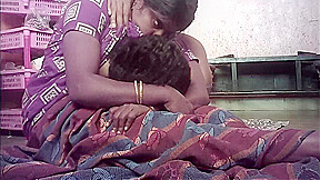 Indian Village House Wife Milk Eating Housband Enjoy Movement